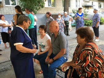Вячеслав Доронин встретился с жителями улицы Южной